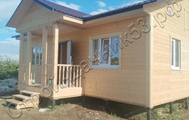 4 Каркасный дом Д-3, 10x8 9x8.5 м, 67.5 М², Тверская область, Калининский район, деревня Митяево (6)